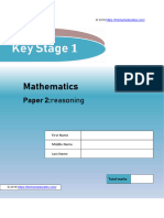 KS1 SATS Reasoning Paper 2