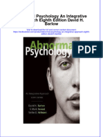 PDF Abnormal Psychology An Integrative Approach Eighth Edition David H Barlow Ebook Full Chapter