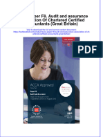PDF Acca Paper F8 Audit and Assurance Association of Chartered Certified Accountants Great Britain Ebook Full Chapter