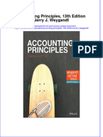 Download pdf Accounting Principles 13Th Edition Jerry J Weygandt ebook full chapter 