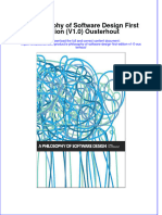 Download pdf A Philosophy Of Software Design First Edition V1 0 Ousterhout ebook full chapter 