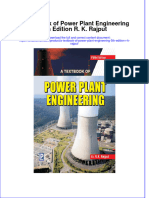 Download full chapter A Textbook Of Power Plant Engineering 5Th Edition R K Rajput pdf docx