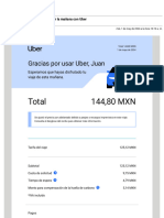 Gmail - (Business) Tu Viaje Del Miércoles Por La Mañana Con Uber