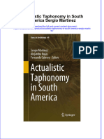 Download pdf Actualistic Taphonomy In South America Sergio Martinez ebook full chapter 