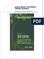 Download pdf Adult Learning Basics 2Nd Edition William Rothwell ebook full chapter 