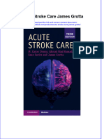 PDF Acute Stroke Care James Grotta Ebook Full Chapter