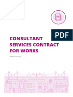 Consultant Services Contract For Works