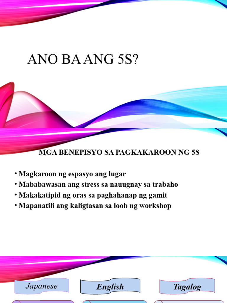 Ano ba ang 5s | PDF