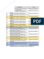 Cronograma de Actividades de Evaluación 2024-1