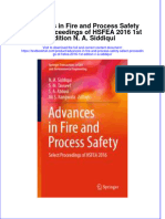 Download textbook Advances In Fire And Process Safety Select Proceedings Of Hsfea 2016 1St Edition N A Siddiqui ebook all chapter pdf 