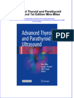 Download textbook Advanced Thyroid And Parathyroid Ultrasound 1St Edition Mira Milas ebook all chapter pdf 