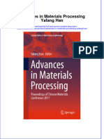 Download textbook Advances In Materials Processing Yafang Han ebook all chapter pdf 