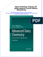Download textbook Advanced Dairy Chemistry Volume 1B Proteins Applied Aspects Fourth Edition Mcsweeney ebook all chapter pdf 