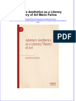 Download full chapter Adornos Aesthetics As A Literary Theory Of Art Mario Farina pdf docx