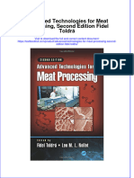 Download textbook Advanced Technologies For Meat Processing Second Edition Fidel Toldra ebook all chapter pdf 