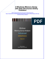 Textbook Advanced Windows Memory Dump Analysis With Data Structures Dmitry Vostokov Ebook All Chapter PDF