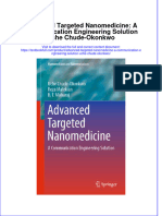 PDF Advanced Targeted Nanomedicine A Communication Engineering Solution Uche Chude Okonkwo Ebook Full Chapter