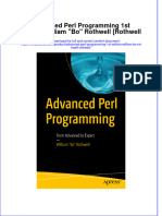 Download full chapter Advanced Perl Programming 1St Edition William Bo Rothwell Rothwell pdf docx