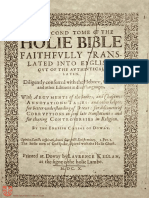 1582 Douai Rheims Douay Rheims First Edition 2 of 3 1610 Old Testament