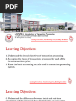 Introduction To Transaction Processing