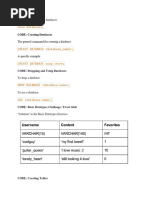 SQLcodes