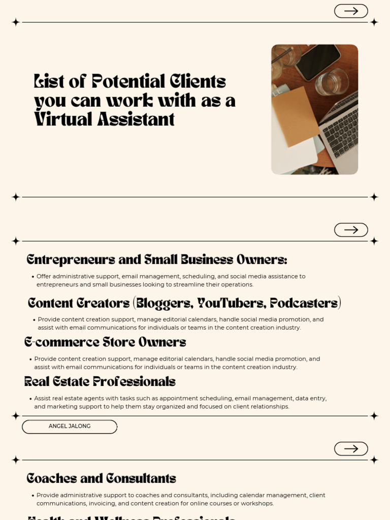 Virtual Assistant Admin Tasks Overview | PDF | Social Media | Popular ...