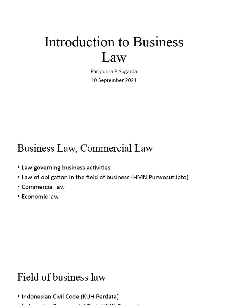 Introduction To Business Law 123 Pdf Private Law Business