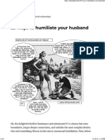 Humiliate your husband - 29 creative ways