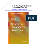 Download textbook Advances In Photocatalytic Disinfection 1St Edition Taicheng An ebook all chapter pdf 