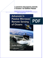 Textbook Advances in Passive Microwave Remote Sensing of Oceans 1St Edition Raizer Ebook All Chapter PDF