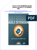 Textbook Agile Extension To The Babok Guide Agile Extension Version 2 1St Edition Iiba Ebook All Chapter PDF