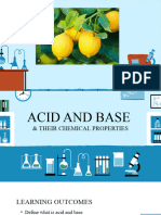 Acid and Base Report