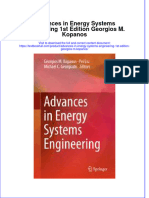 PDF Advances in Energy Systems Engineering 1St Edition Georgios M Kopanos Ebook Full Chapter