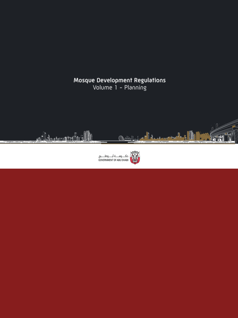 Abu Dhabi Mosque Development Guidelines | PDF | United Arab Emirates