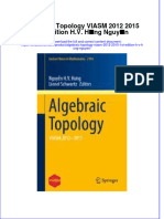 Textbook Algebraic Topology Viasm 2012 2015 1St Edition H V Hung Nguyen Ebook All Chapter PDF