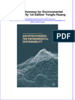 Textbook Aid Effectiveness For Environmental Sustainability 1St Edition Yongfu Huang Ebook All Chapter PDF
