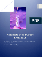 Complete Blood Count Evaluation