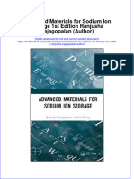 PDF Advanced Materials For Sodium Ion Storage 1St Edition Ranjusha Rajagopalan Author Ebook Full Chapter