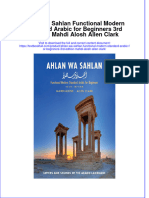 Download full chapter Ahlan Wa Sahlan Functional Modern Standard Arabic For Beginners 3Rd Edition Mahdi Alosh Allen Clark pdf docx