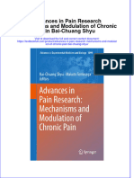 Download textbook Advances In Pain Research Mechanisms And Modulation Of Chronic Pain Bai Chuang Shyu ebook all chapter pdf 