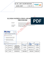 26071-100-GPP-GHX-00025-001 Illness Notification and Reporting Procedure