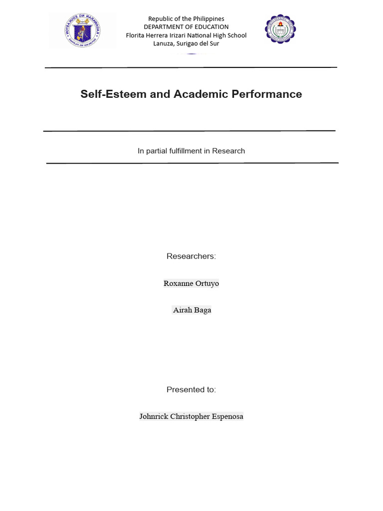 Self-Esteem's Impact on Academic Success | PDF | Self Esteem | Self ...