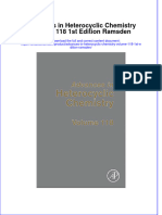 PDF Advances in Heterocyclic Chemistry Volume 118 1St Edition Ramsden Ebook Full Chapter