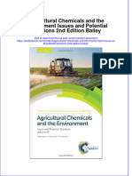 Textbook Agricultural Chemicals and The Environment Issues and Potential Solutions 2Nd Edition Bailey Ebook All Chapter PDF