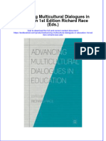 Textbook Advancing Multicultural Dialogues in Education 1St Edition Richard Race Eds Ebook All Chapter PDF