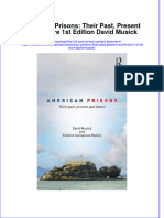 Download textbook American Prisons Their Past Present And Future 1St Edition David Musick ebook all chapter pdf 