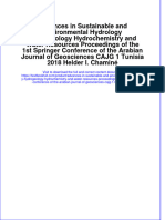 Download pdf Advances In Sustainable And Environmental Hydrology Hydrogeology Hydrochemistry And Water Resources Proceedings Of The 1St Springer Conference Of The Arabian Journal Of Geosciences Cajg 1 Tunisia 2018 ebook full chapter 