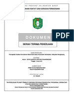 Dokumen: Serah Terima Pekerjaan