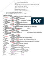 MODAL VERB EXERCISES