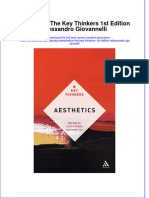 Textbook Aesthetics The Key Thinkers 1St Edition Alessandro Giovannelli Ebook All Chapter PDF